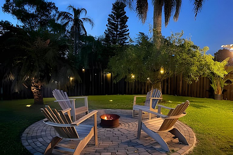 Casita entardecer