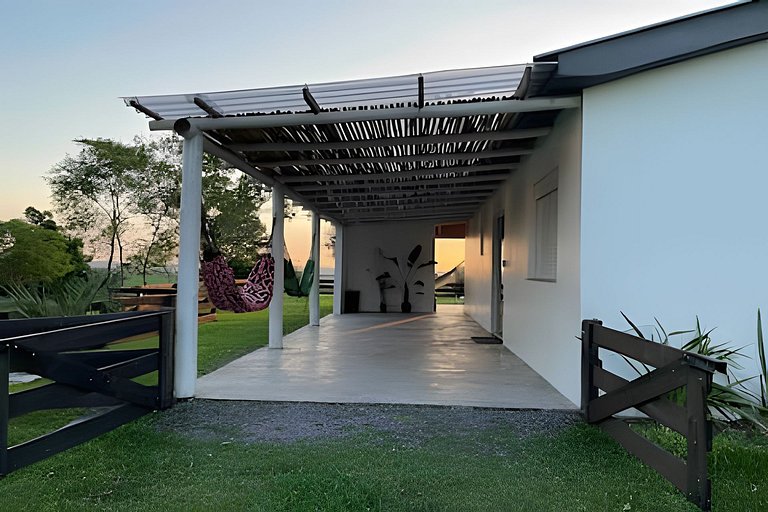 Casita entardecer