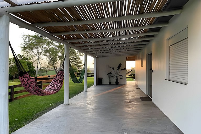 Casita entardecer