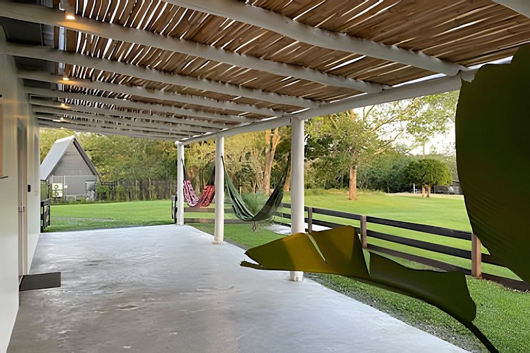 Casita entardecer