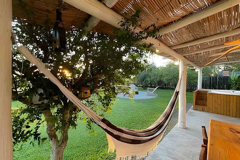 Casita entardecer