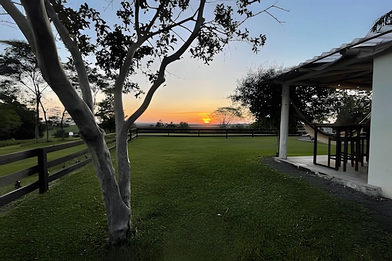 Casita entardecer