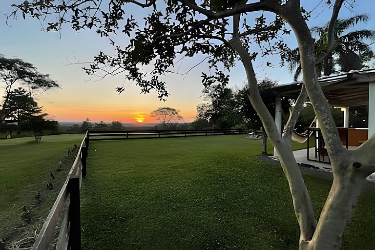 Casita entardecer