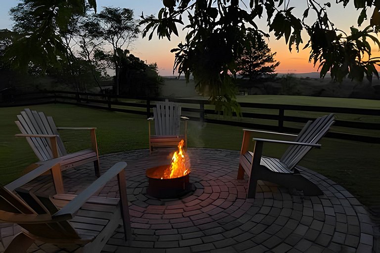 Casita entardecer