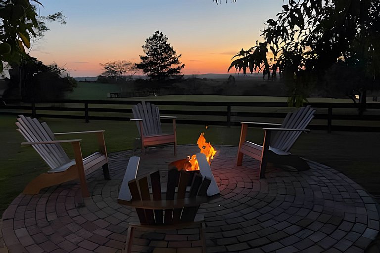 Casita entardecer