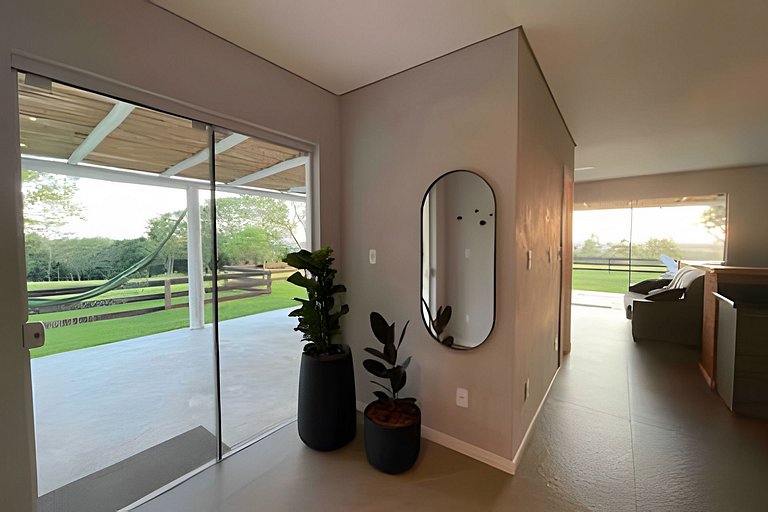 Casita entardecer