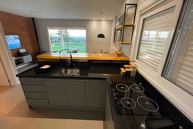 Casita entardecer