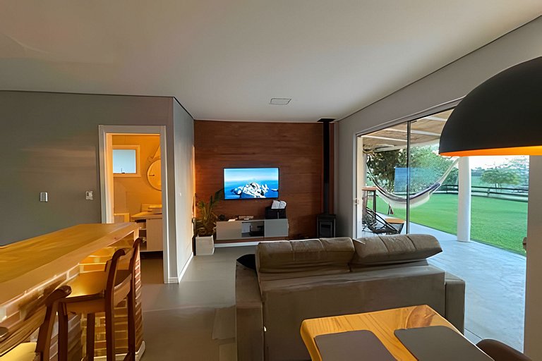 Casita entardecer