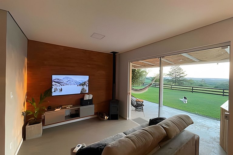 Casita entardecer