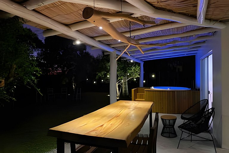 Casita entardecer