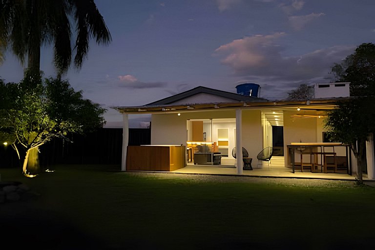 Casita entardecer