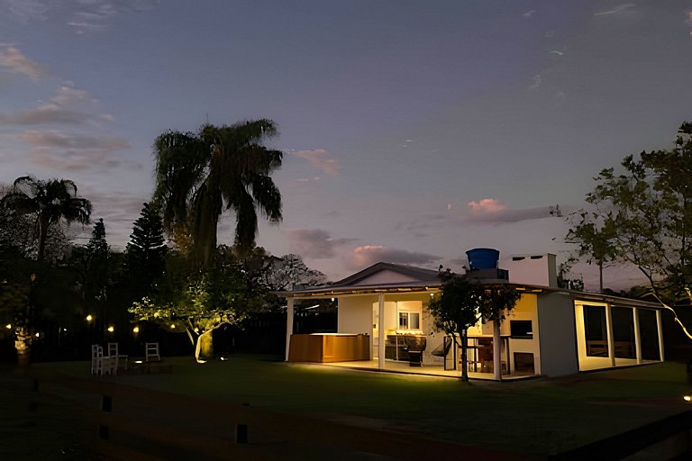 Casita entardecer