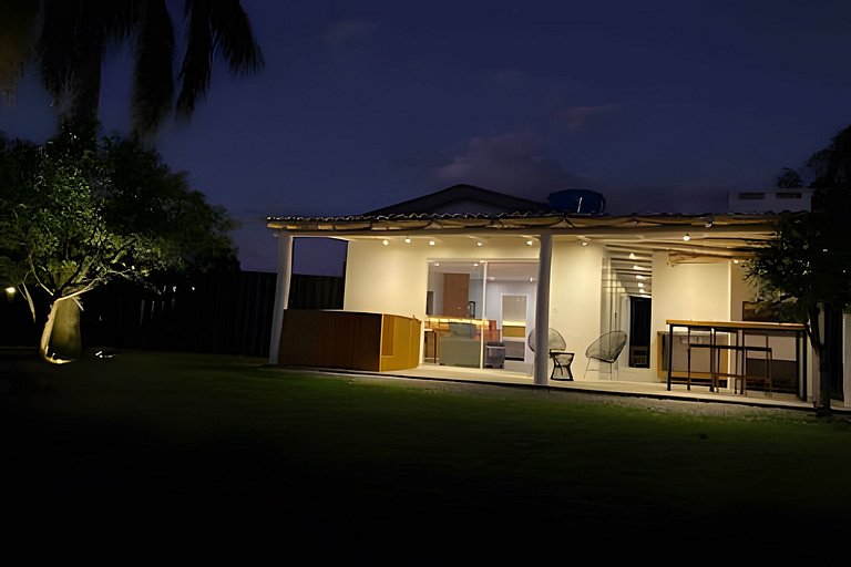 Casita entardecer