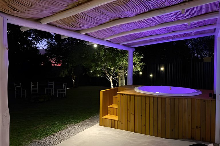 Casita entardecer