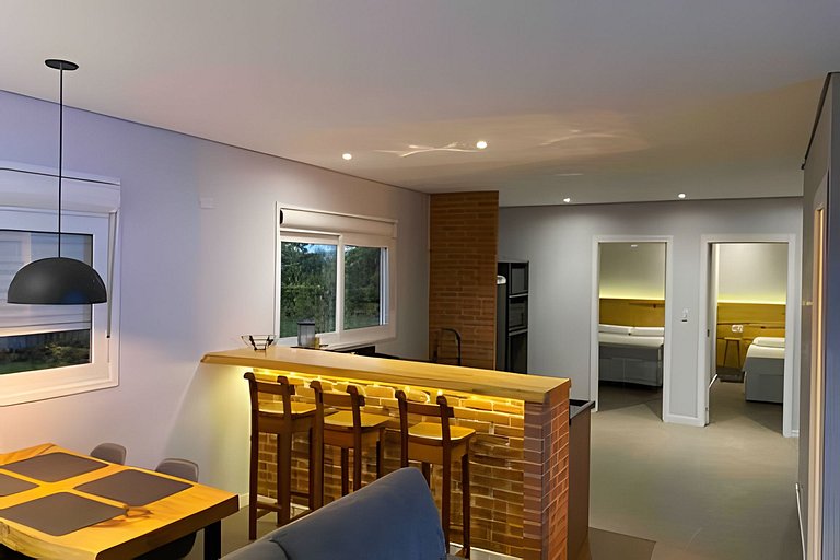 Casita entardecer