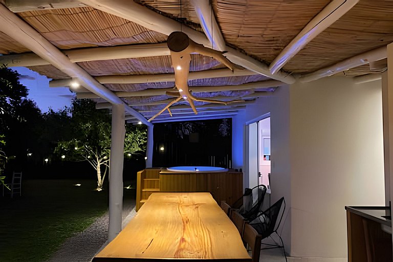 Casita entardecer