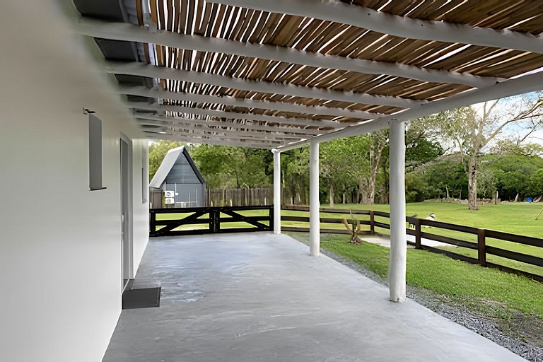 Casita entardecer