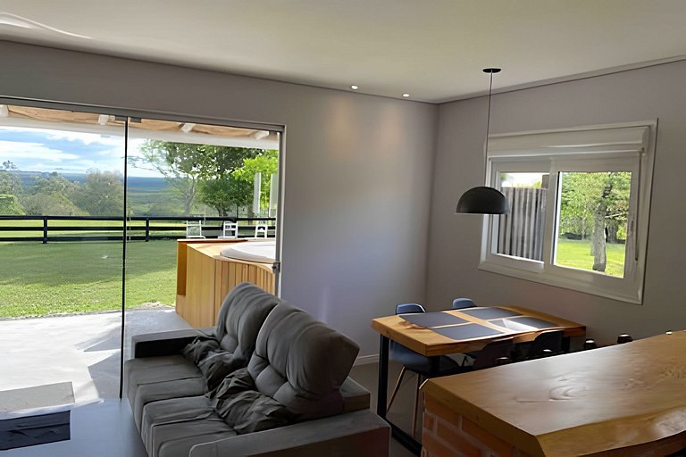 Casita entardecer