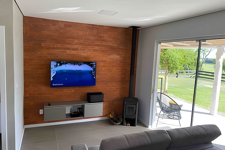 Casita entardecer