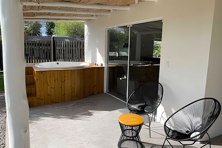 Casita entardecer