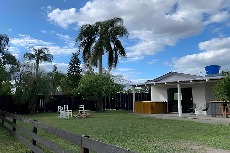 Casita entardecer