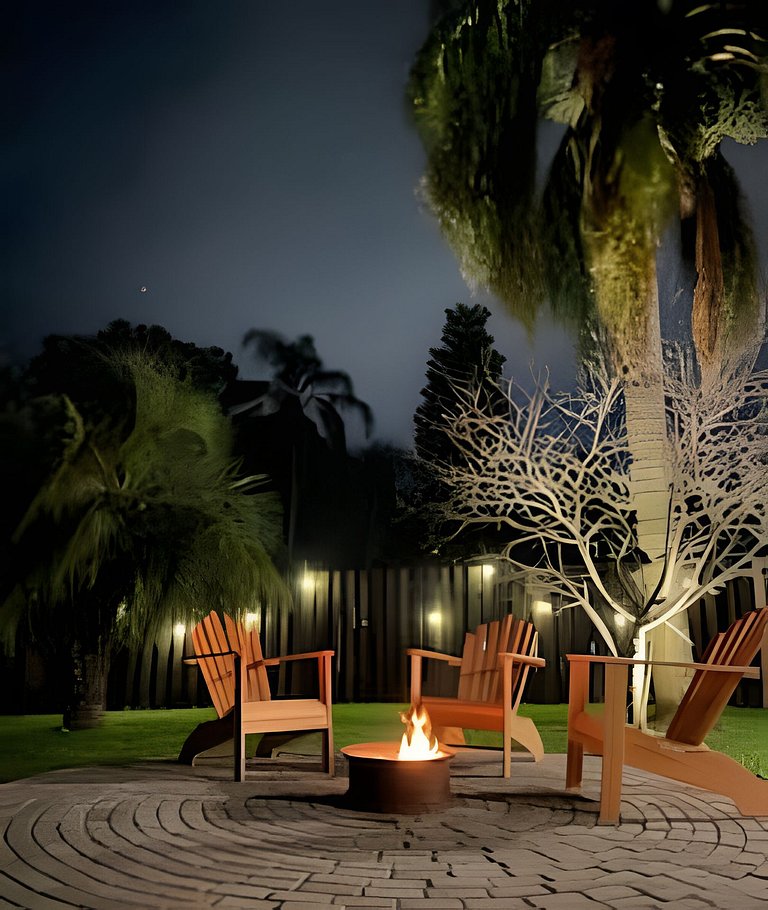 Casita entardecer