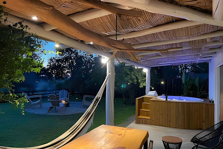 Casita entardecer